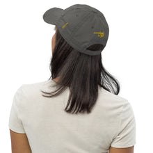 Load image into Gallery viewer, &quot;SK with single key on sides&quot; Distressed Dad Hat
