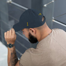 Load image into Gallery viewer, &quot;SK with single key on sides&quot; Distressed Dad Hat
