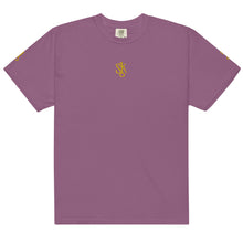Load image into Gallery viewer, &quot;SK with single KEY on sleeves&quot; Unisex garment-dyed heavyweight t-shirt
