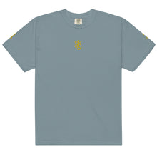 Load image into Gallery viewer, &quot;SK with single KEY on sleeves&quot; Unisex garment-dyed heavyweight t-shirt
