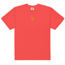 Load image into Gallery viewer, &quot;SK with single KEY on sleeves&quot; Unisex garment-dyed heavyweight t-shirt
