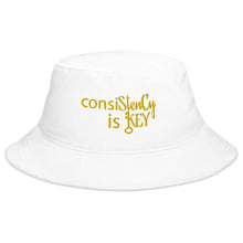 Load image into Gallery viewer, Bucket Hat &quot;consiStenCy is KEY (Embroidered)&quot; BIG font
