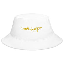 Load image into Gallery viewer, Bucket Hat &quot;consiStenCy is KEY (Embroidered)&quot; (Long ways)
