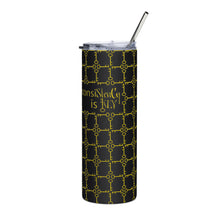 Load image into Gallery viewer, Stainless steel tumbler &quot;consiStenCy is KEY with KEY Cluster&quot;
