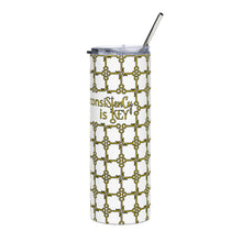 Load image into Gallery viewer, Stainless steel tumbler &quot;consiStenCy is KEY with KEY Cluster&quot;

